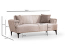 Hamlet - Beige 2-Sits Soffa