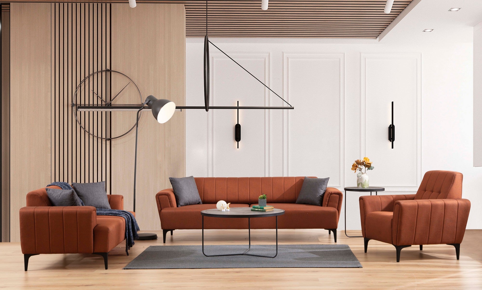 Hamlet - Tegelröd 1-Seat Sofa