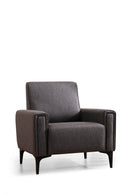 Horizon - Mörkgrå 1-Seat Sofa