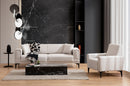 Horizon - Ecru 1-Seat Sofa