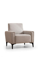 Horizon - Ecru 1-Seat Sofa
