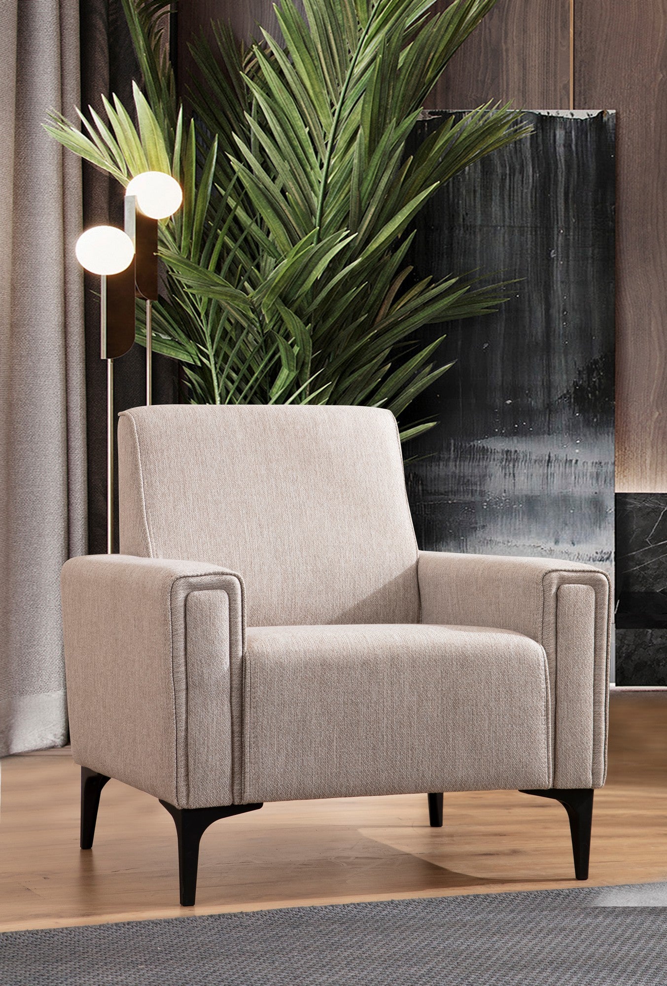 Horizon - Ljusbrun 1-Seat Sofa