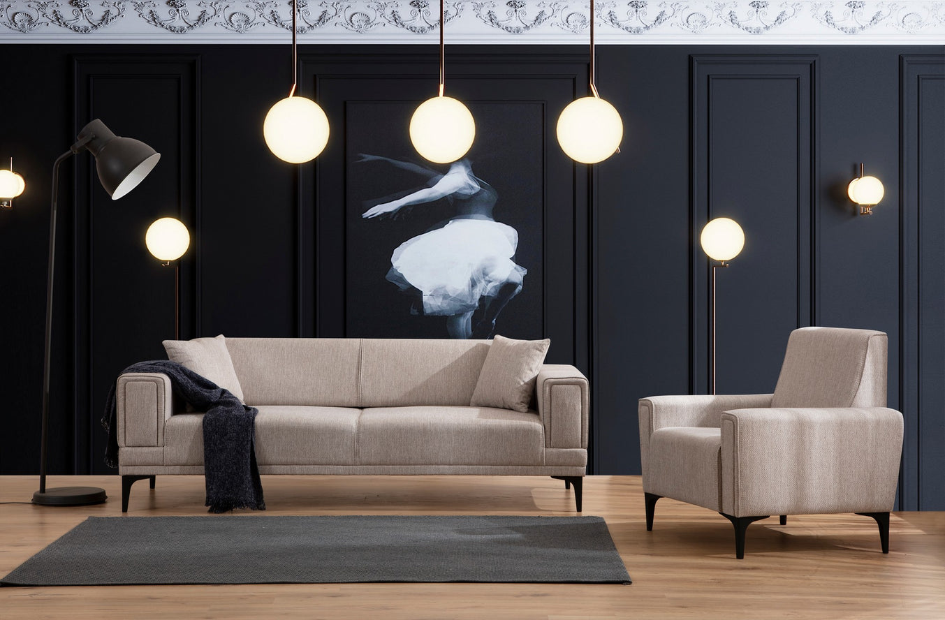 Horizon - Ljusbrun 1-Seat Sofa