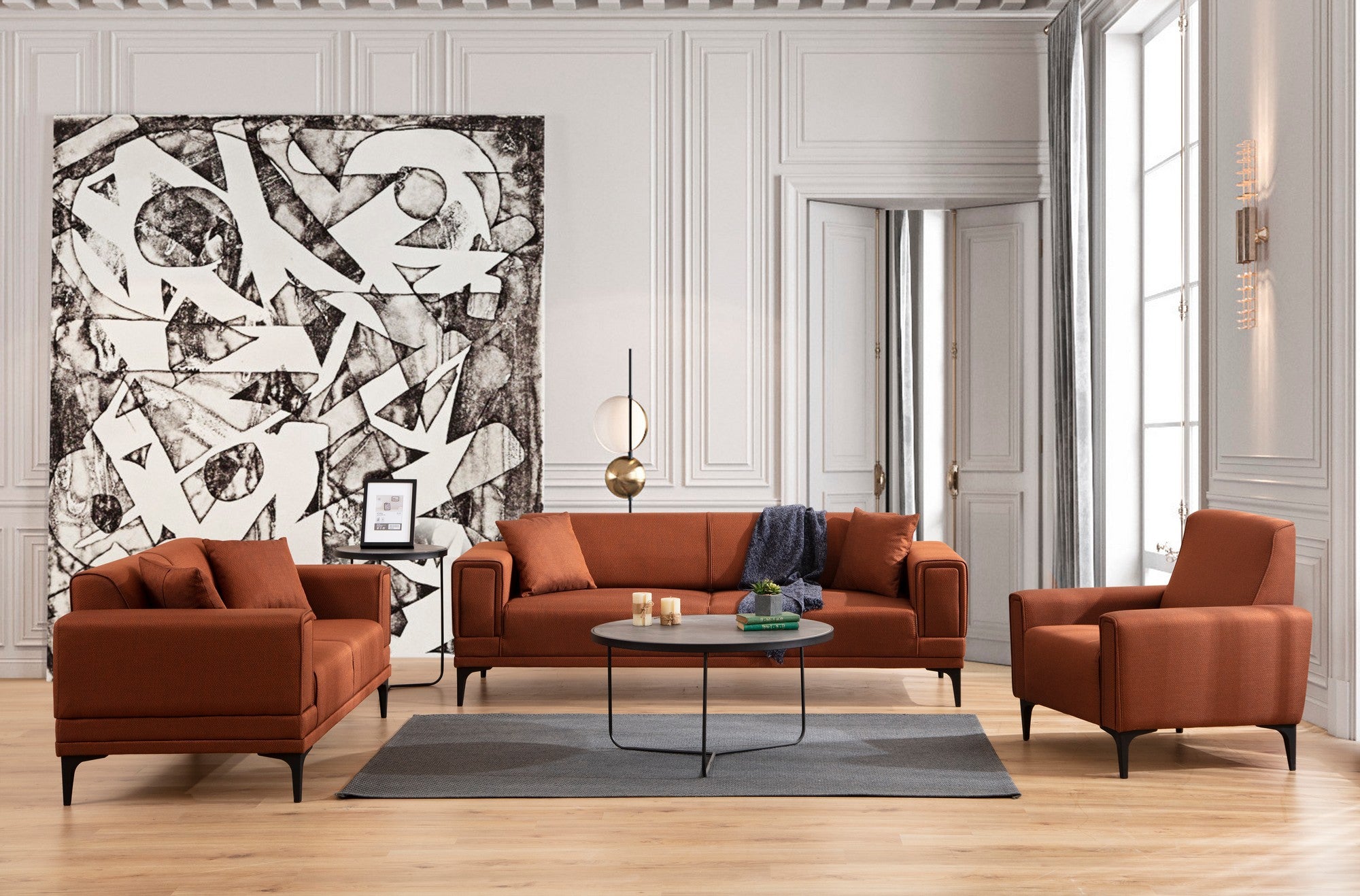 Horizon - Tegelröd 1-Seat Sofa