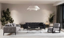 Athena 3 Seater - Svart 3-sitssoffa-säng