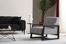 Athena 3 Seater - Svart 3-sitssoffa-säng