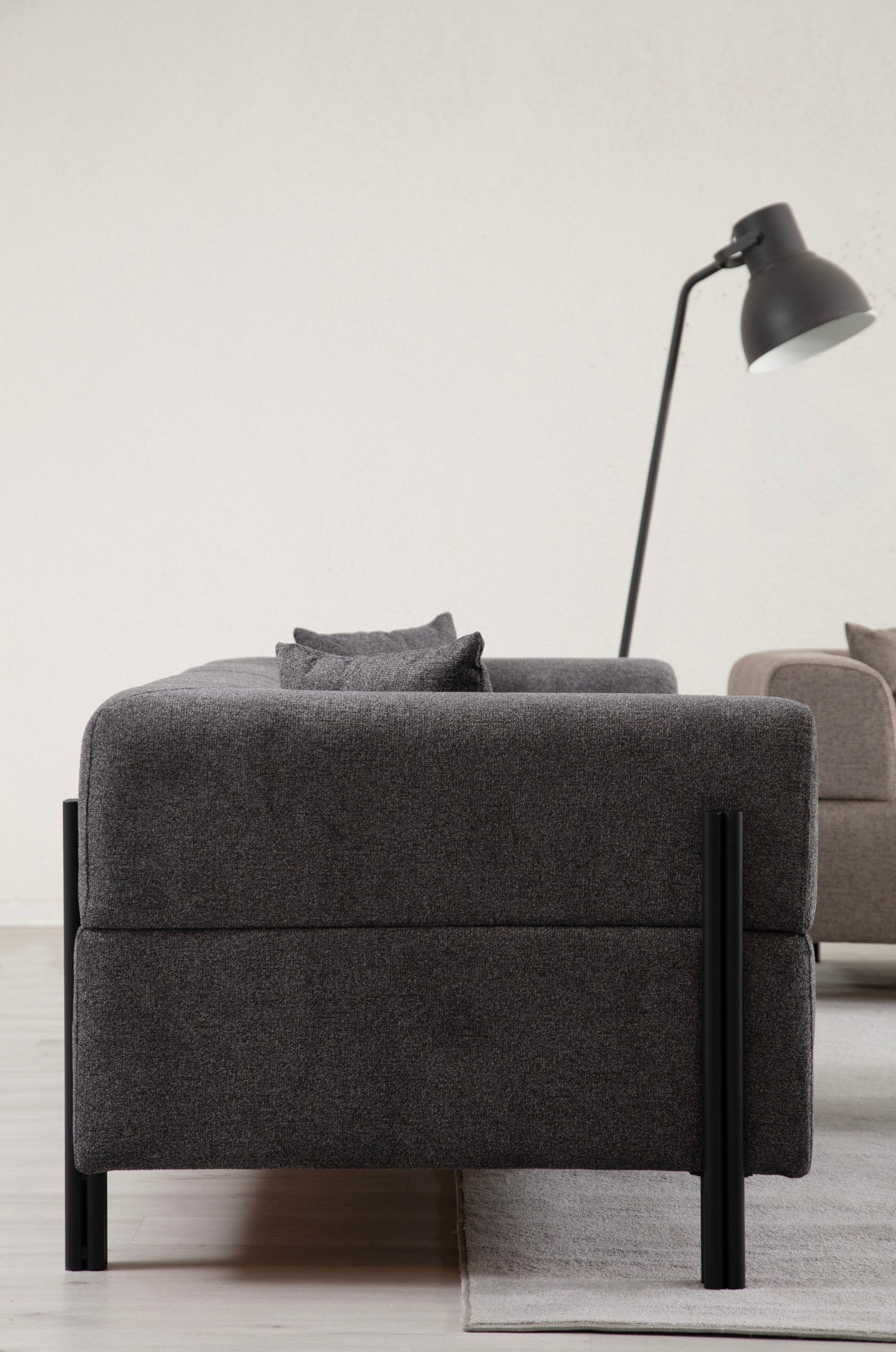 Gio 3 Sits - Antracit 3-Sits Soffa
