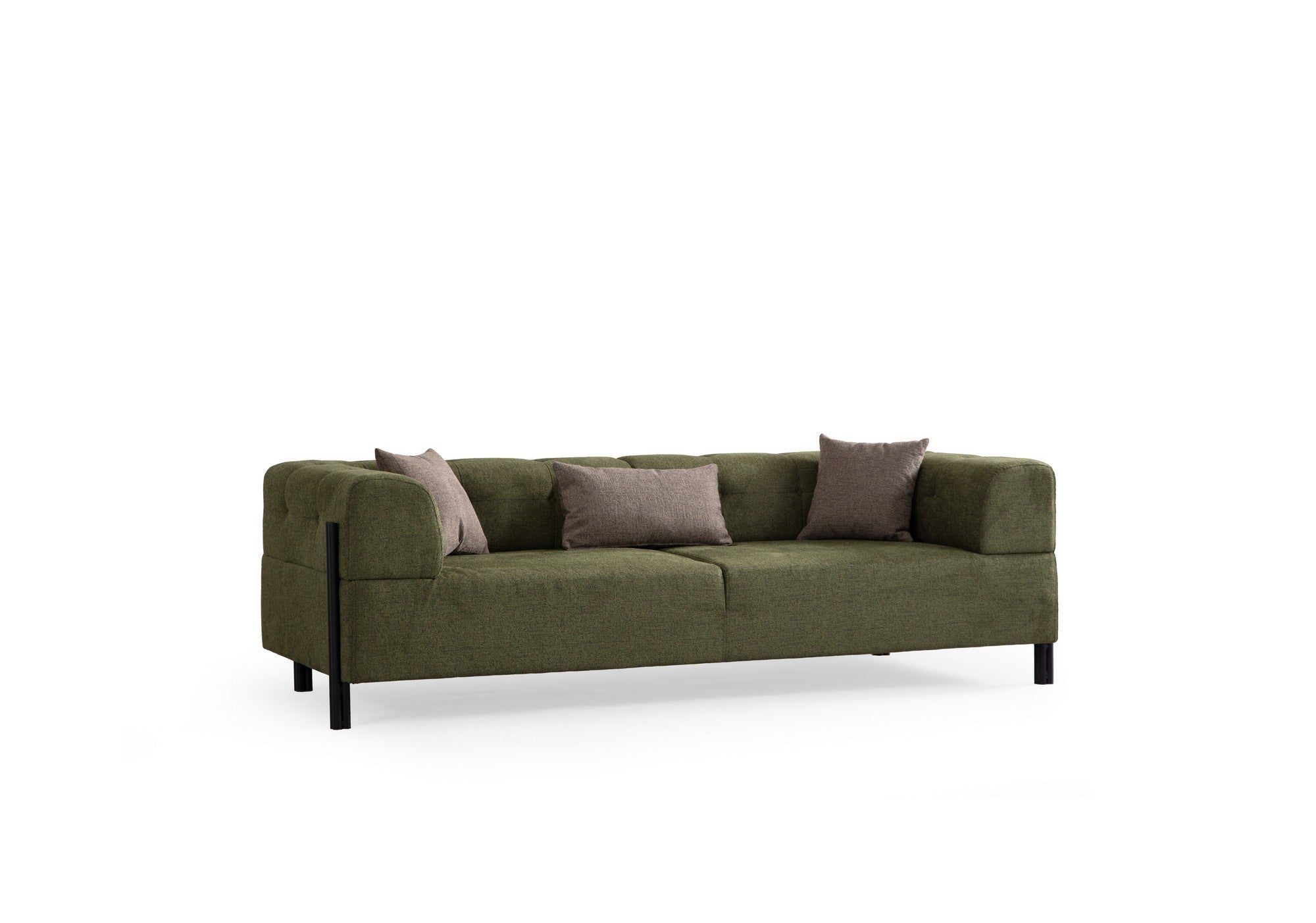 Gio 3 Sits - Grön 3-Sits Soffa