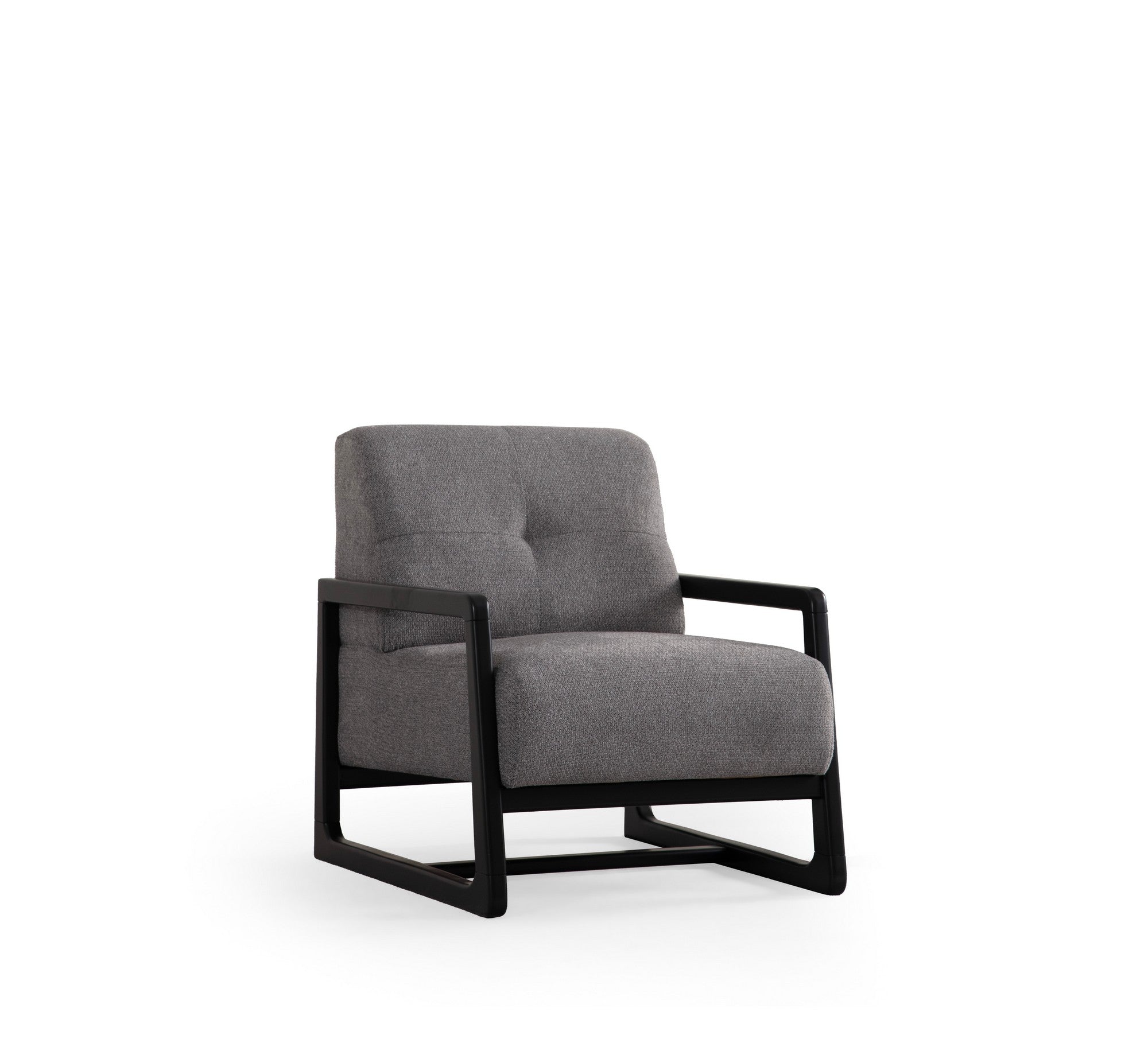 Athena Bergere - Light Grey Wing Chair