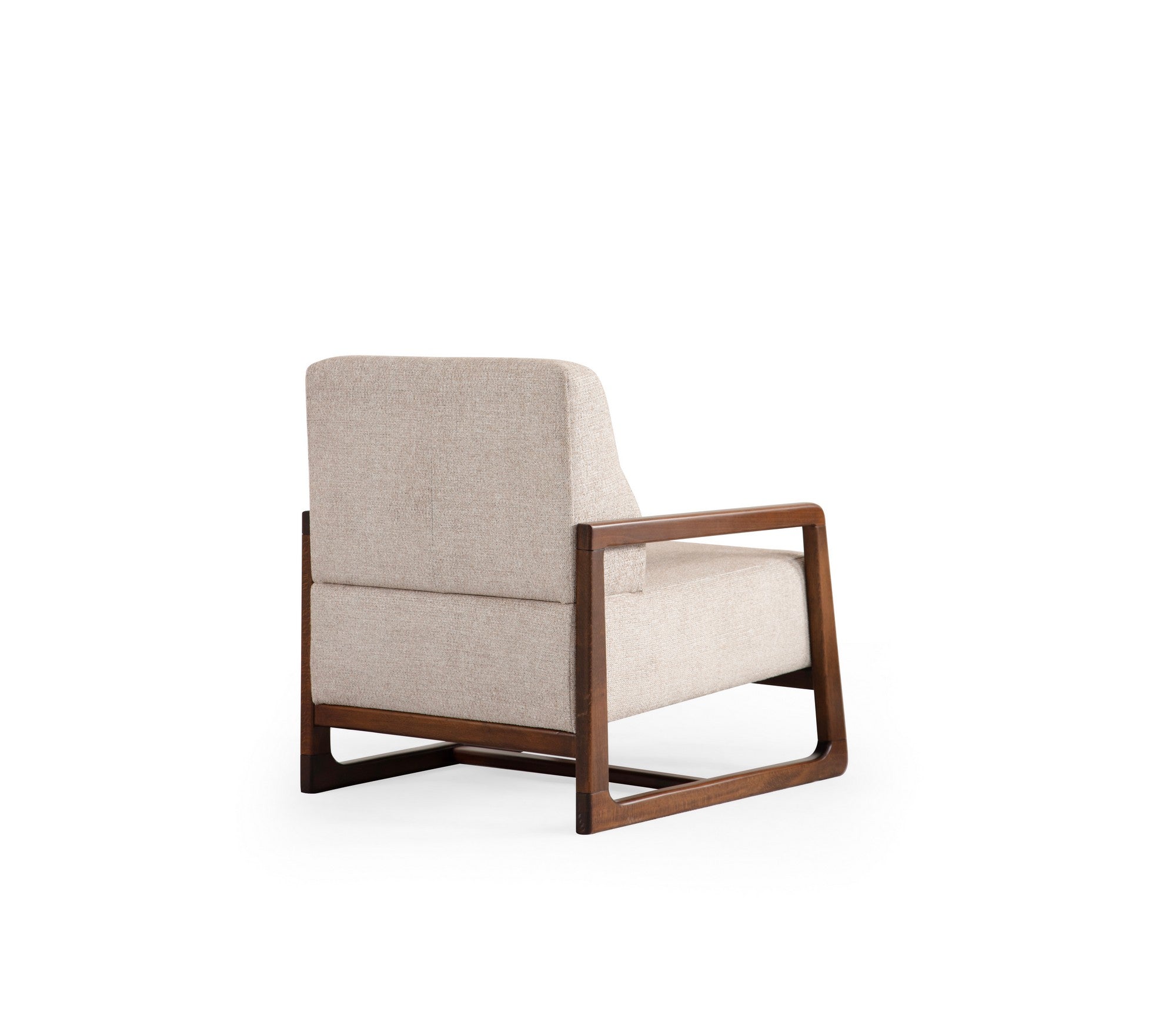 Athena Bergere - Beige Wing Chair