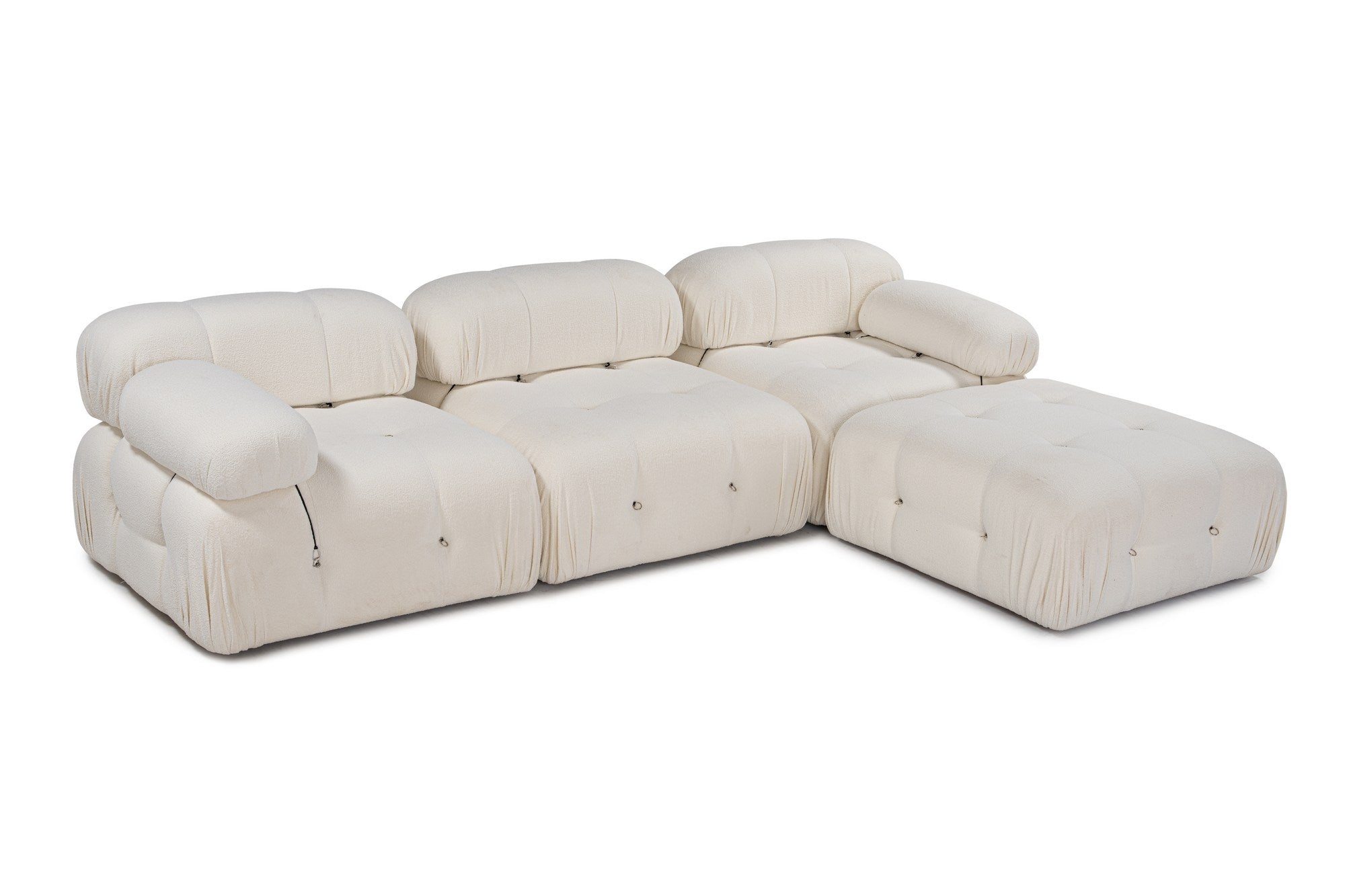 Bubble Beige L1-O1-1R-PUF Hörnsoffa