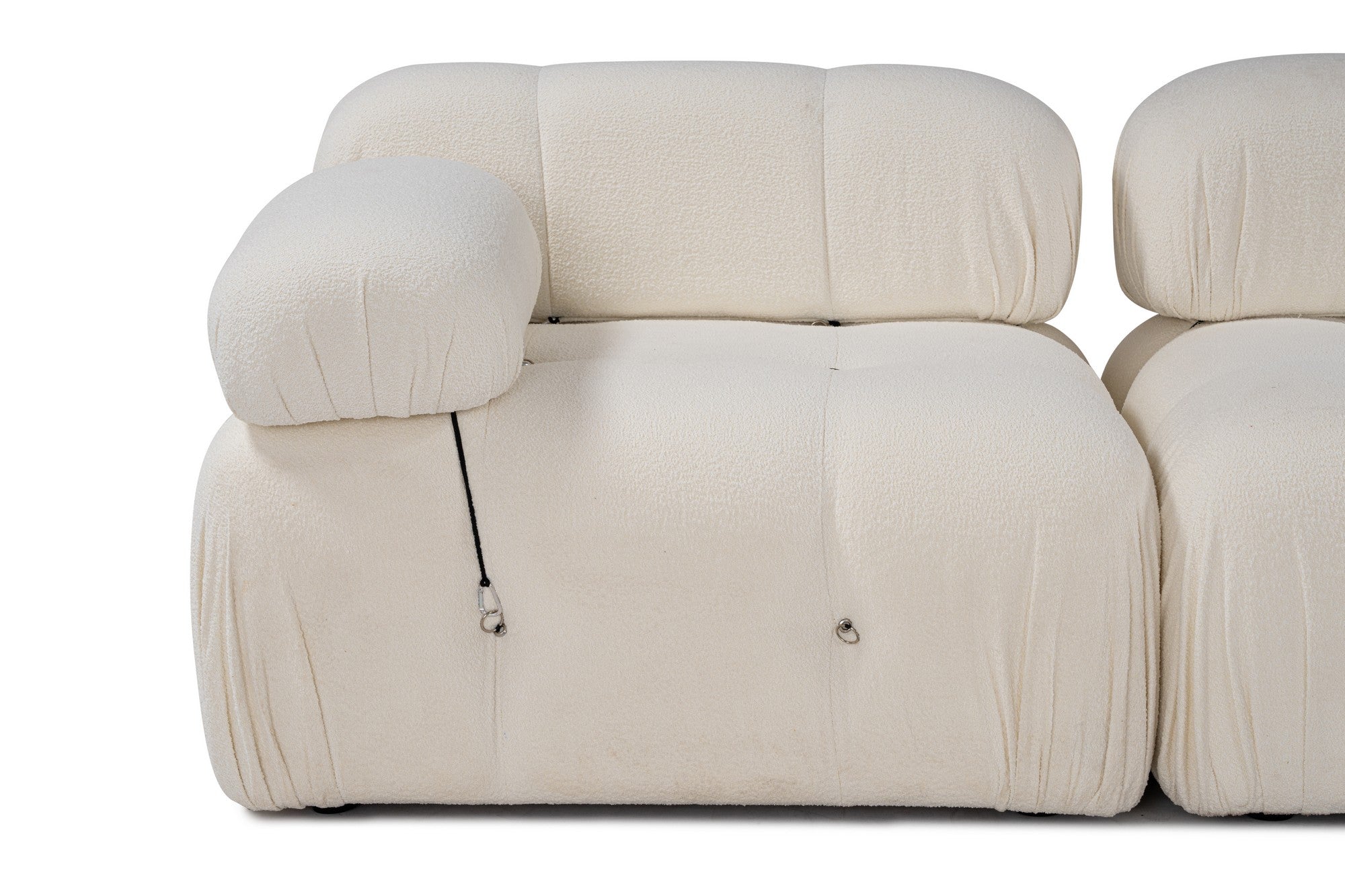 Bubble 2 Sits (L1-1R) - Grädd 2-Sits Soffa