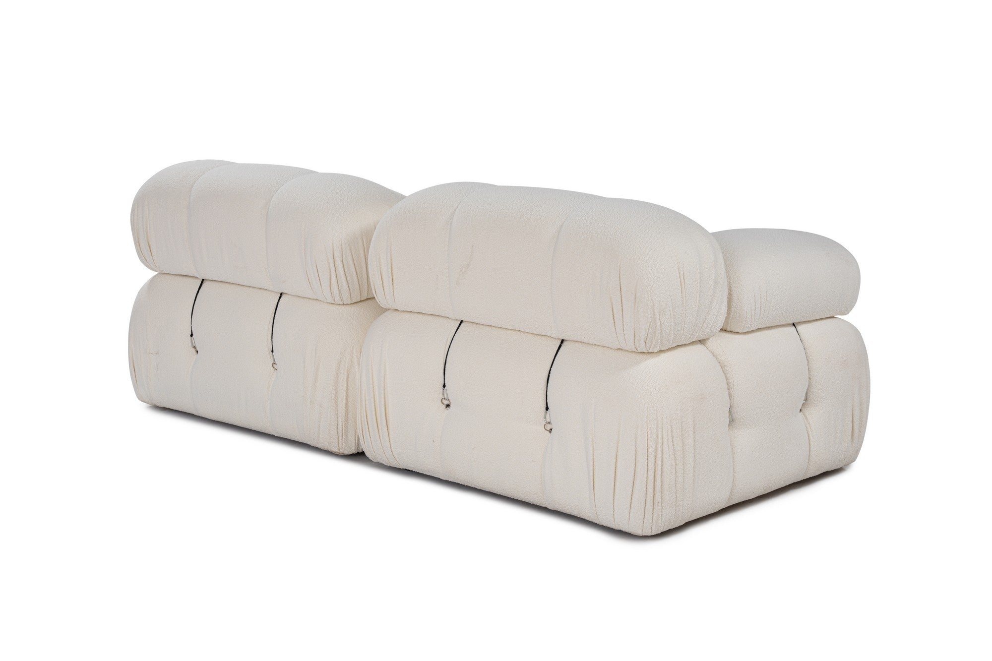 Bubble 2 Sits (L1-1R) - Grädd 2-Sits Soffa