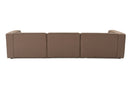 Mora XL (ChlLeft-O1-1R) - Brun hörnsoffa
