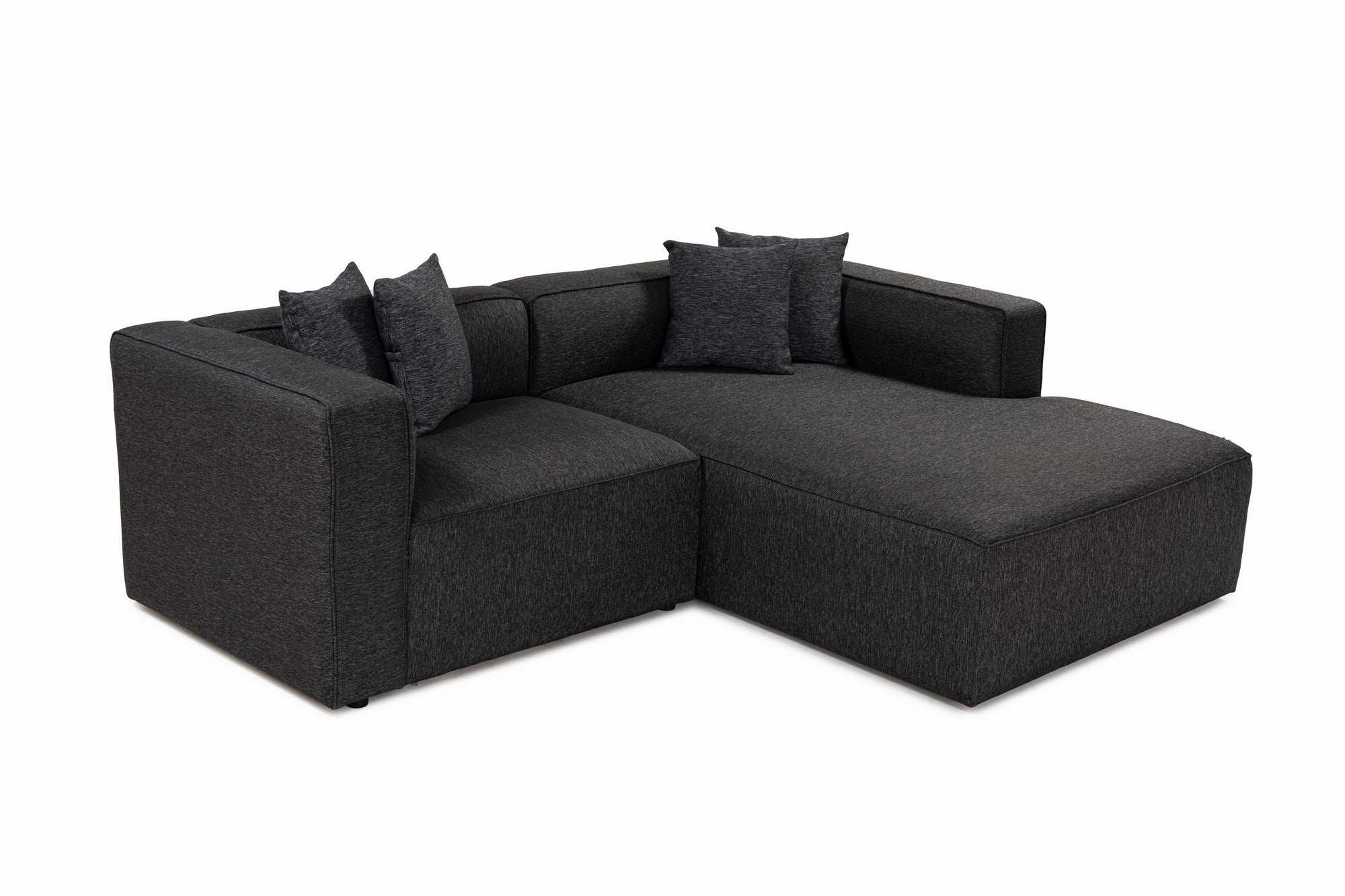 Mora XL Hörn vänster (CHLLeft -1R) - Antracit Hörnsoffa