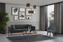 Cofi 3-sitssoffa - Antracit 3-sits Soffa-säng