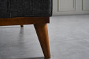 Cofi 3-sitssoffa - Antracit 3-sits Soffa-säng