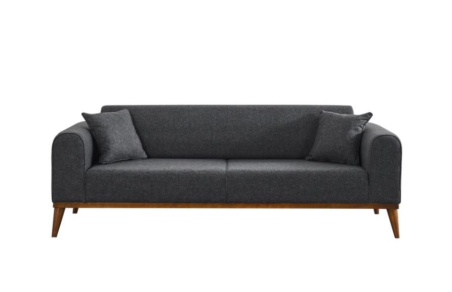 Cofi 3-sitssoffa - Antracit 3-sits Soffa-säng