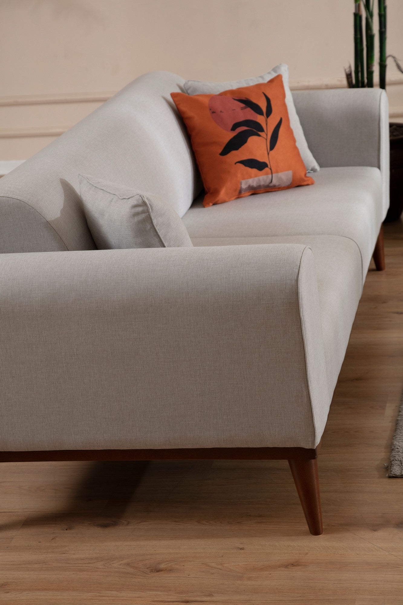Cofi 3-sitssoffa - Kräm 3-sits Soffa-säng