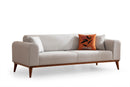 Cofi 3-sitssoffa - Kräm 3-sits Soffa-säng