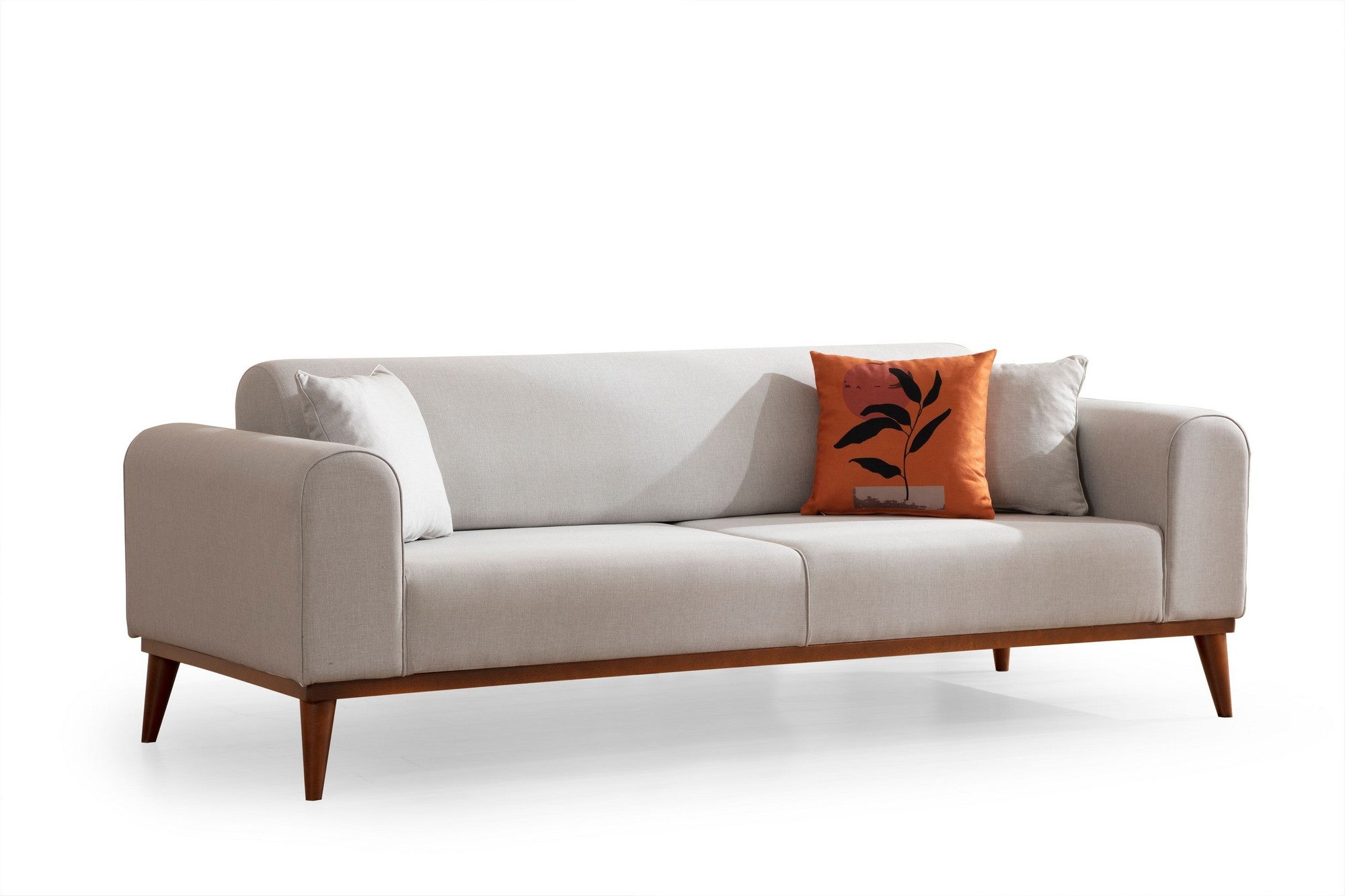 Cofi 3-sitssoffa - Kräm 3-sits Soffa-säng