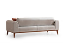 Cofi 3-sitssoffa - Kräm 3-sits Soffa-säng