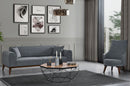 Cofi 3-sitssoffa - Ljusgrå 3-sits Soffa-säng