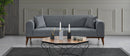 Cofi 3-sitssoffa - Ljusgrå 3-sits Soffa-säng
