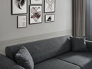 Cofi 3-sitssoffa - Ljusgrå 3-sits Soffa-säng