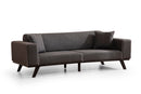 Leon 3-sitssoffa - Antracit 3-sits Soffa-säng