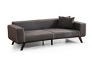 Leon 3-sitssoffa - Antracit 3-sits Soffa-säng