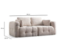Amaris 2 Sits - Beige 2-Sitssoffa