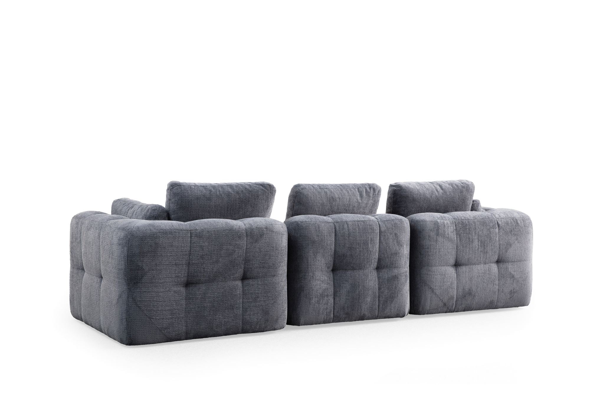 Amaris 3-sits - Grå 3-sits soffa