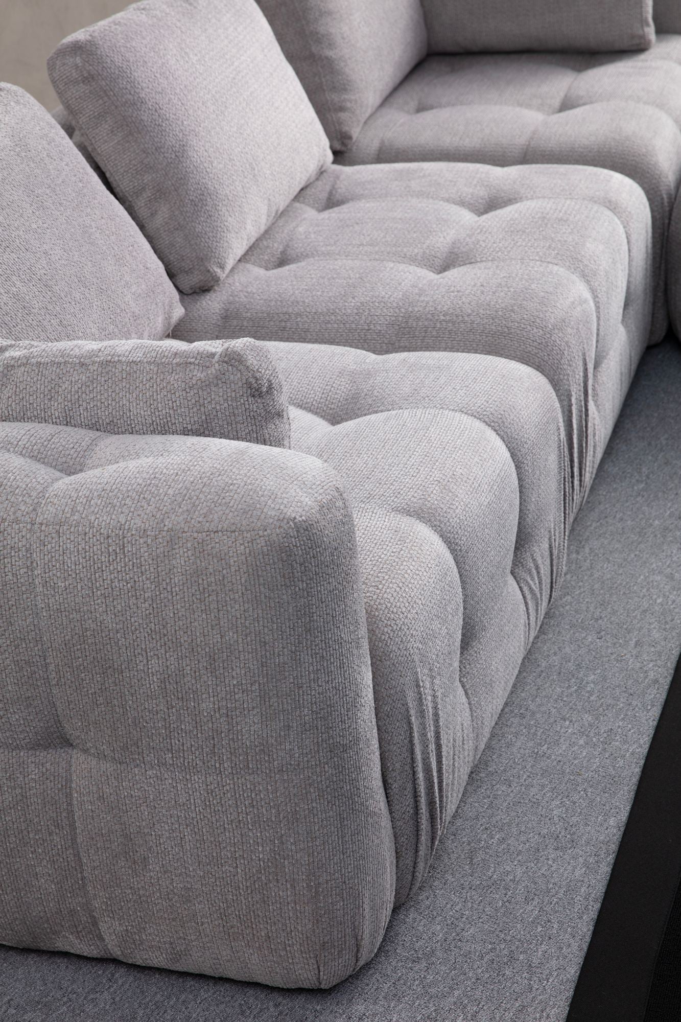 Amaris 3-sits - Ljusgrå 3-sits soffa