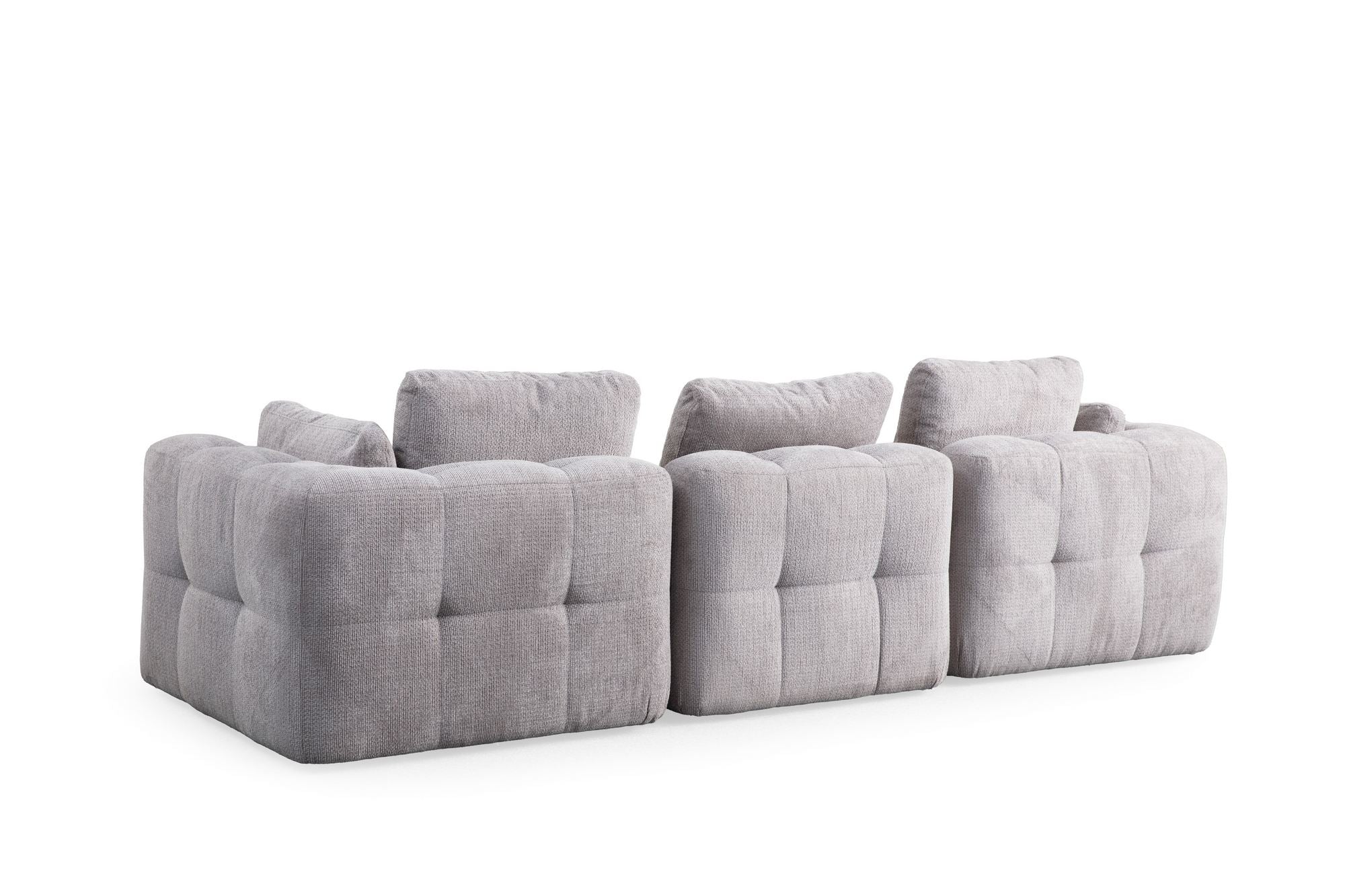 Amaris 3-sits - Ljusgrå 3-sits soffa
