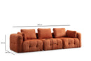 Amaris 3-sits - Orange 3-sits soffa