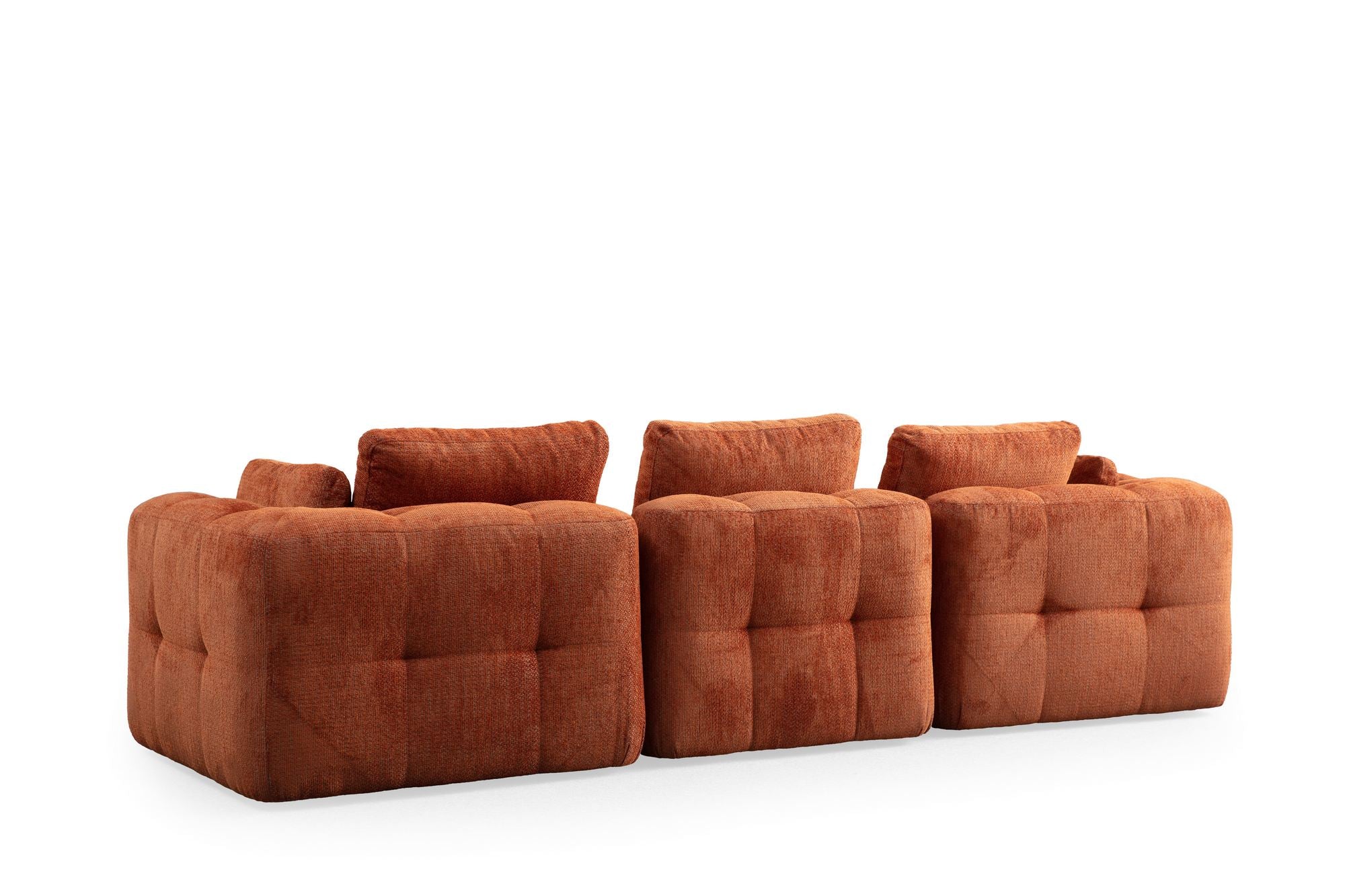 Amaris 3-sits - Orange 3-sits soffa
