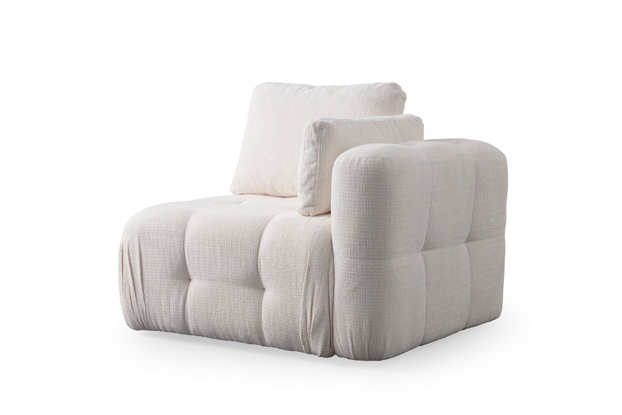 Amaris 3-sits - Vit 3-sits soffa