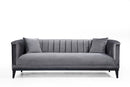 Trendy - Mörkgrå 3-sitssoffa
