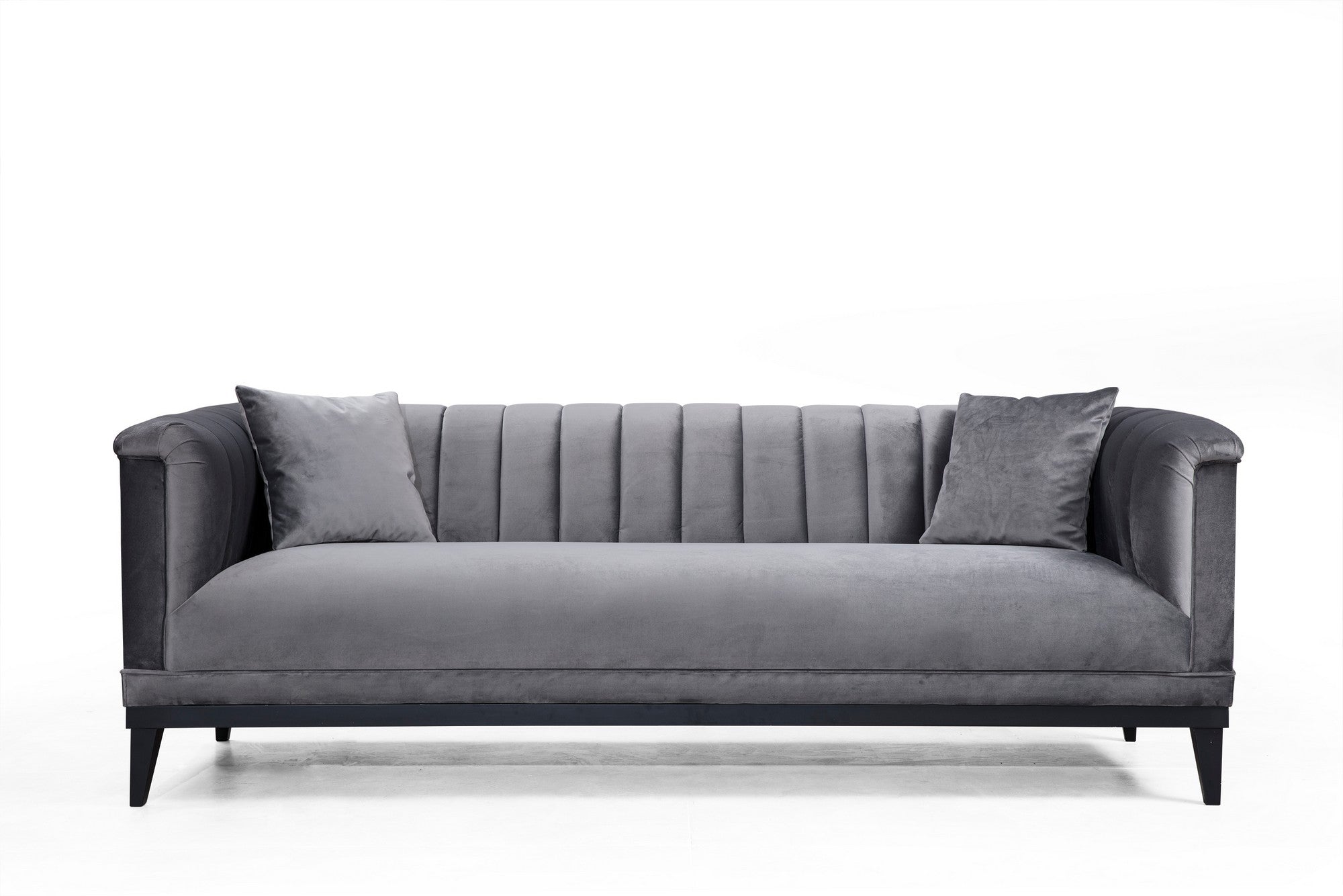 Trendy - Mörkgrå 3-sitssoffa