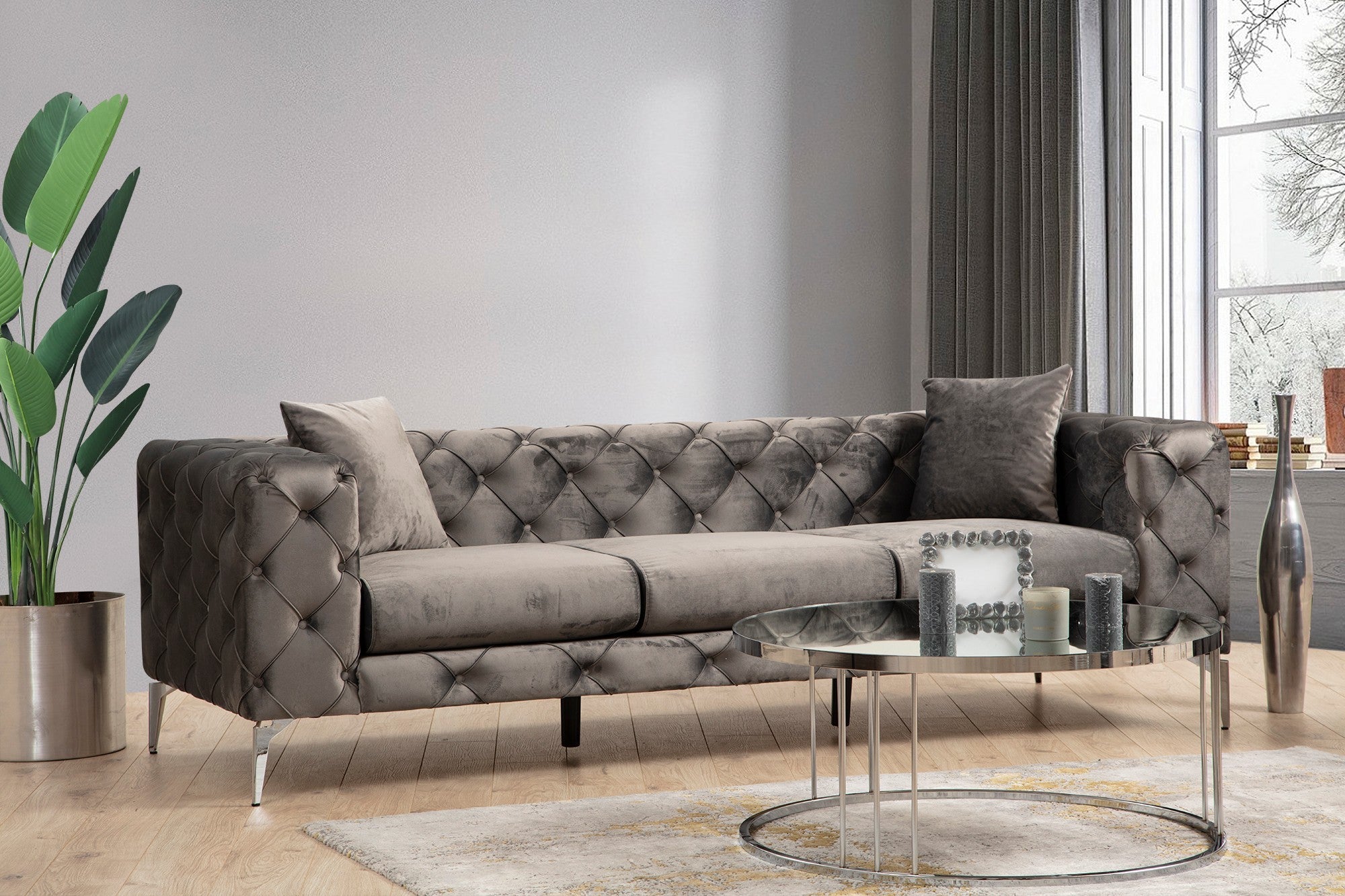 Como 3 Seater - Antracit 3-sitssoffa