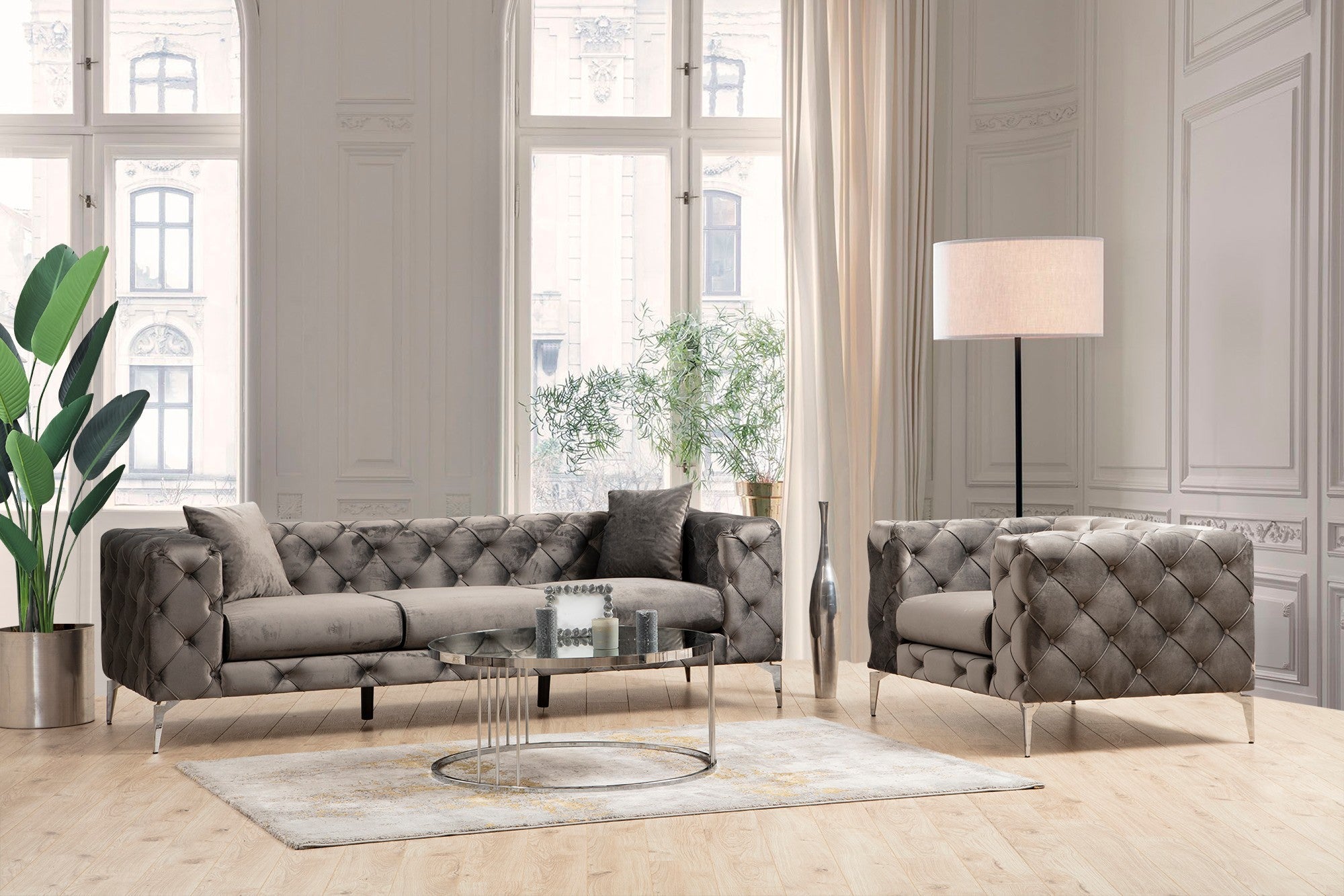 Como 3 Seater - Antracit 3-sitssoffa