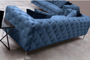 Como 3 Seater - Blå 3-sitssoffa