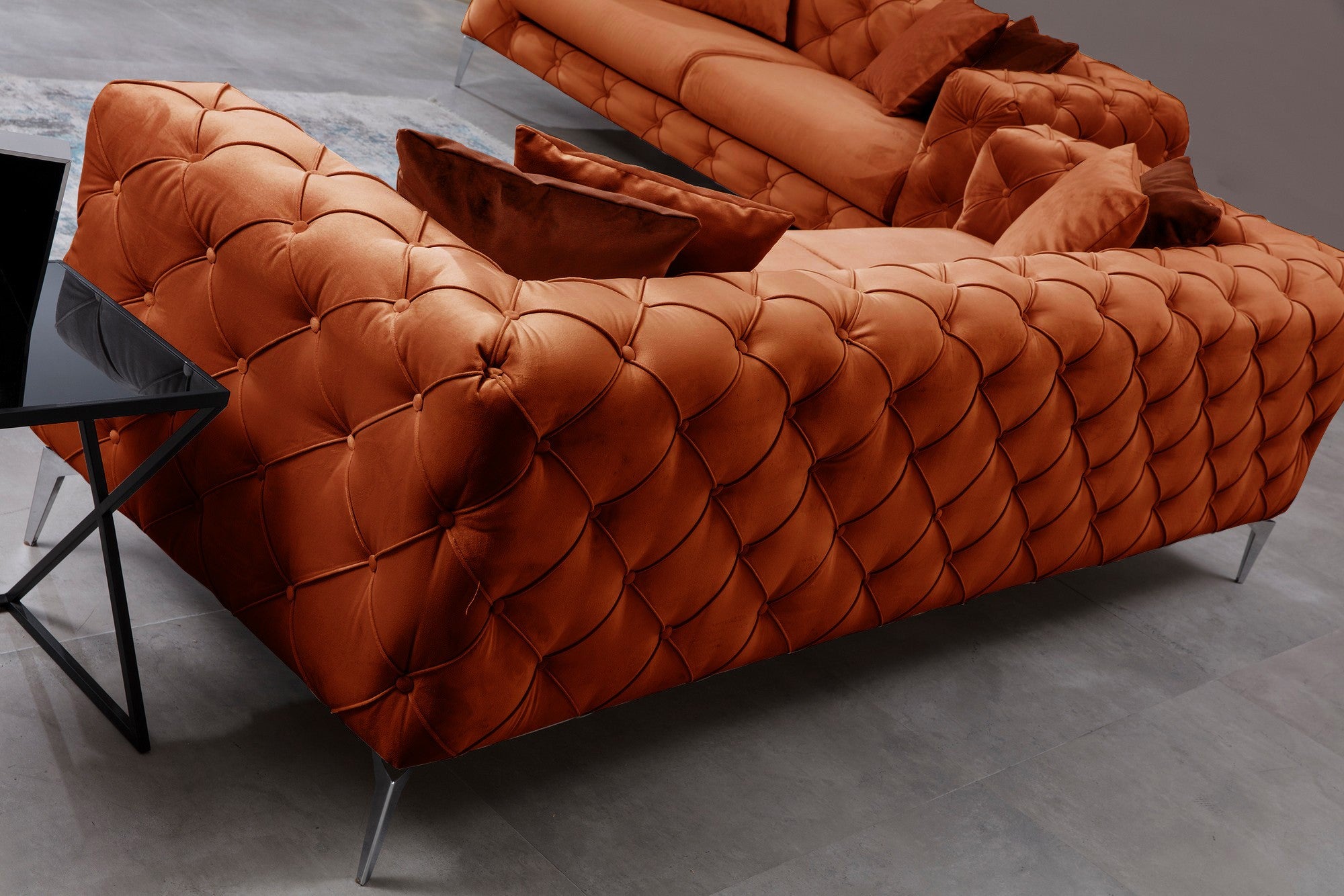 Como - Orange 2-Sitssoffa