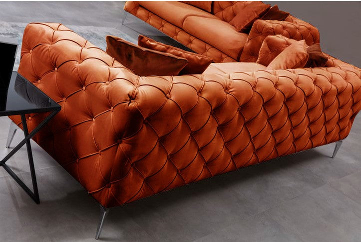 Como - Orange 3-sitssoffa