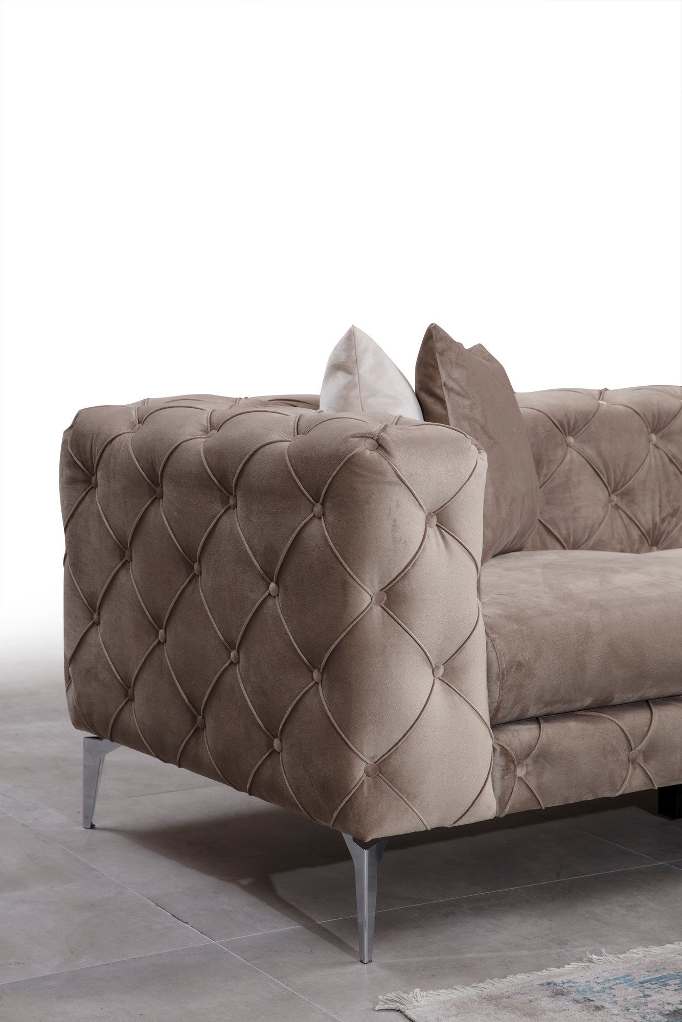 Como Corner Left - Beige Hörnsoffa