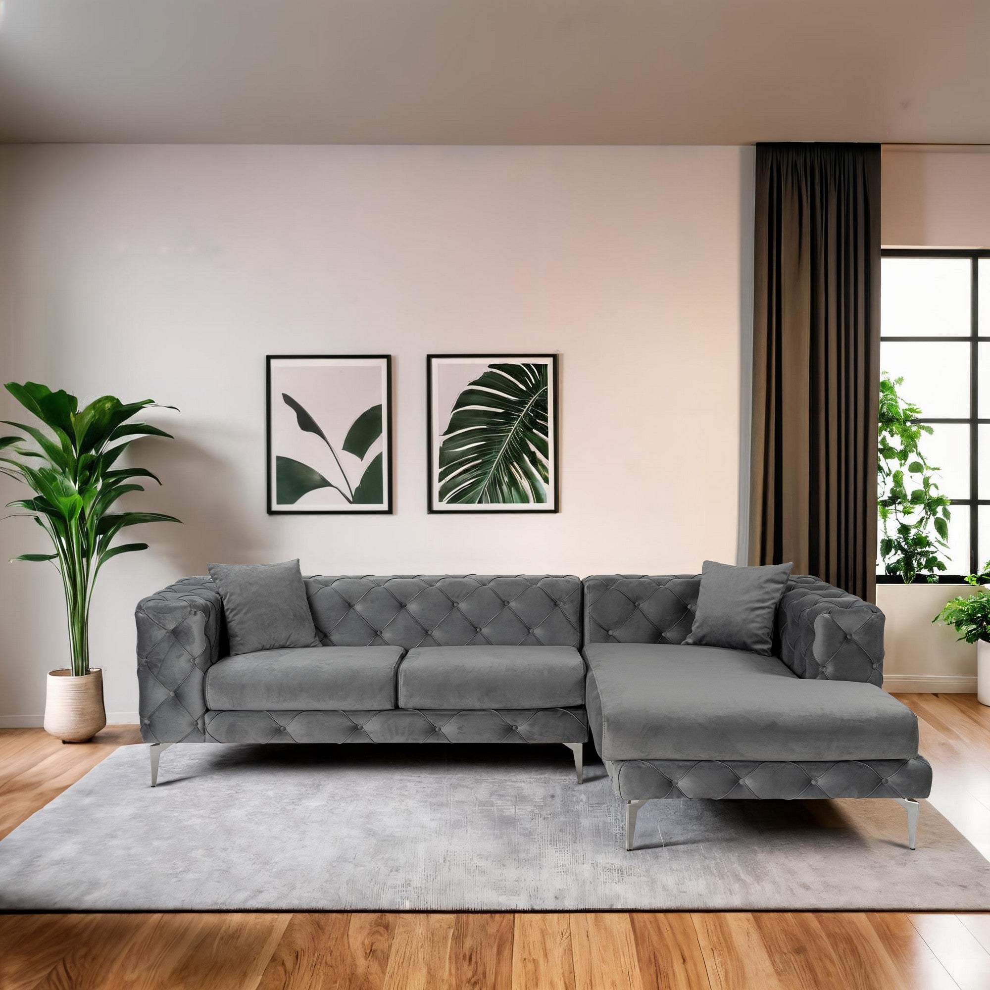 Como Eco Right - Antracit Hörnsoffa