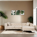Como Eco Right - Beige Hörnsoffa