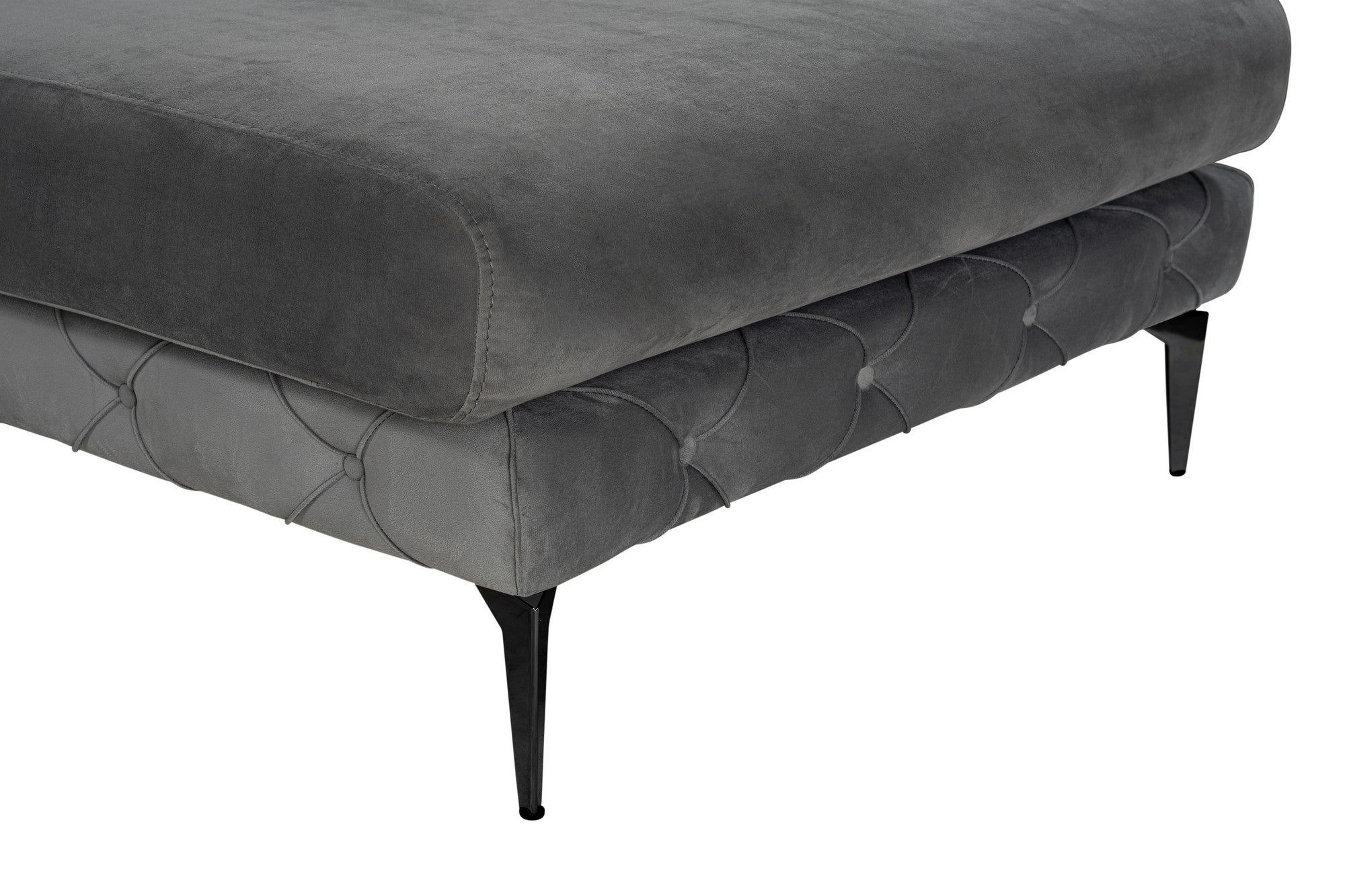Como Eco Left - Anthracite, Black Hörnsoffa