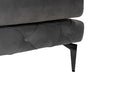 Como Eco Left - Anthracite, Black Hörnsoffa